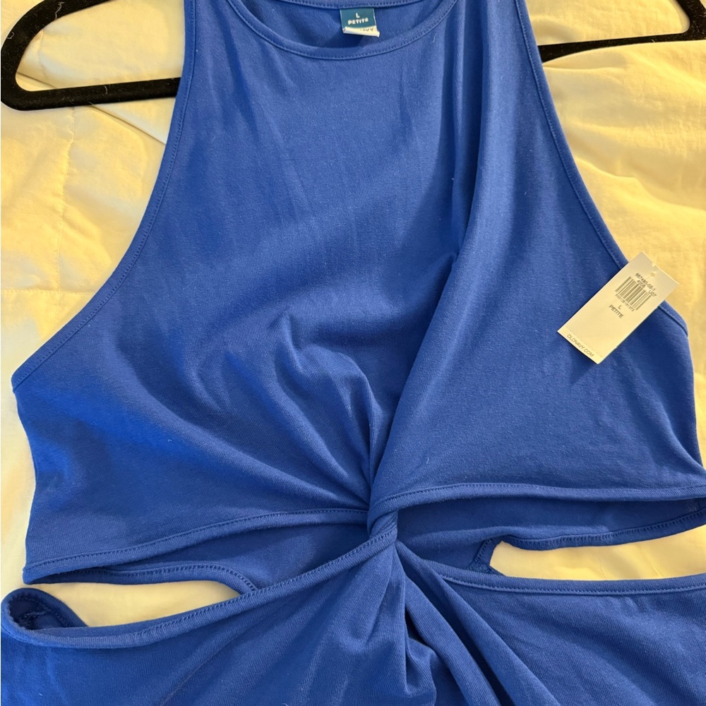 NWT Old Navy Midi Cutout Dress - Picture 2 of 3